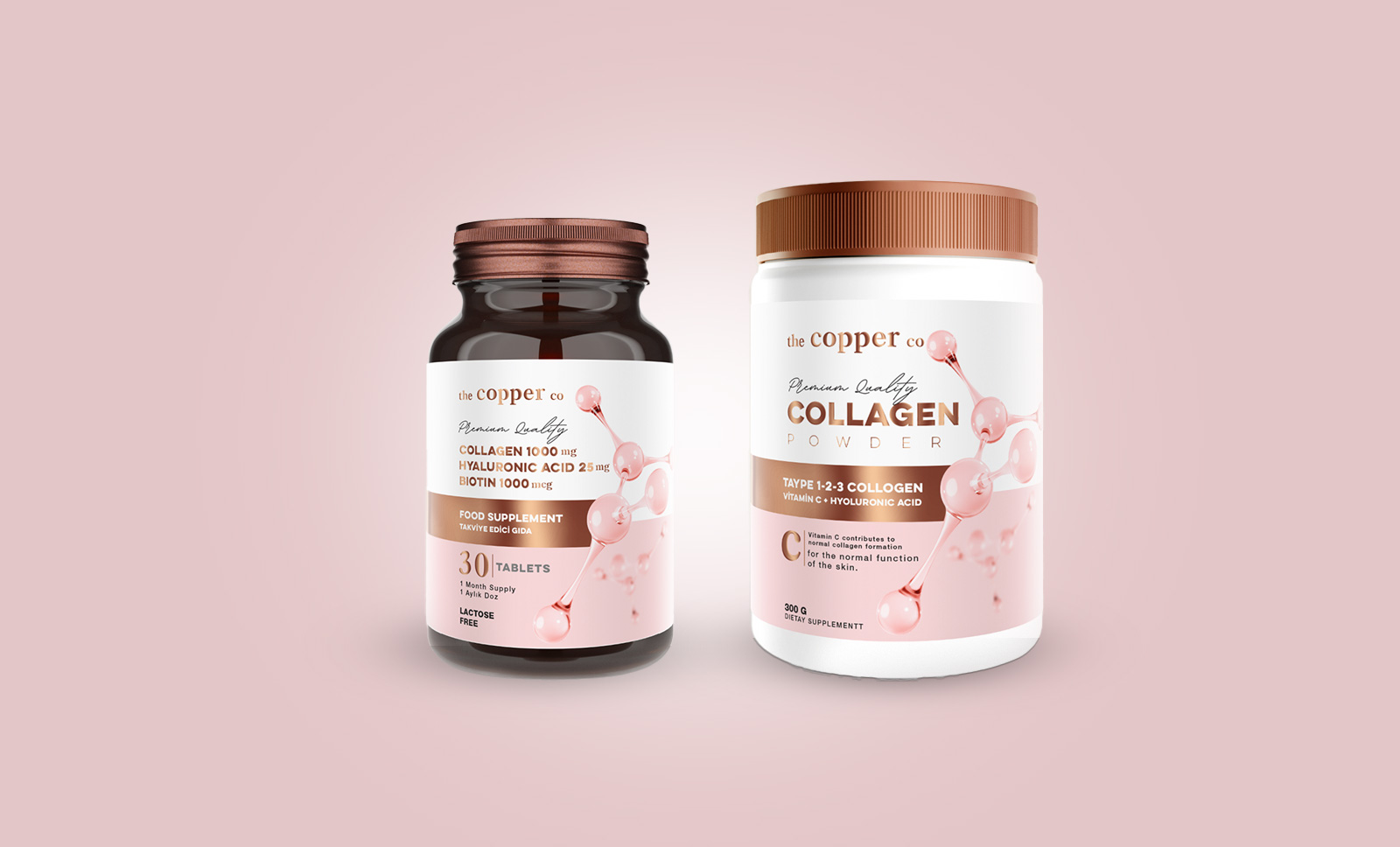 Creas Creative Tasarım ve Reklam Ajansı İzmir - Collagen ambalaj tasarımı